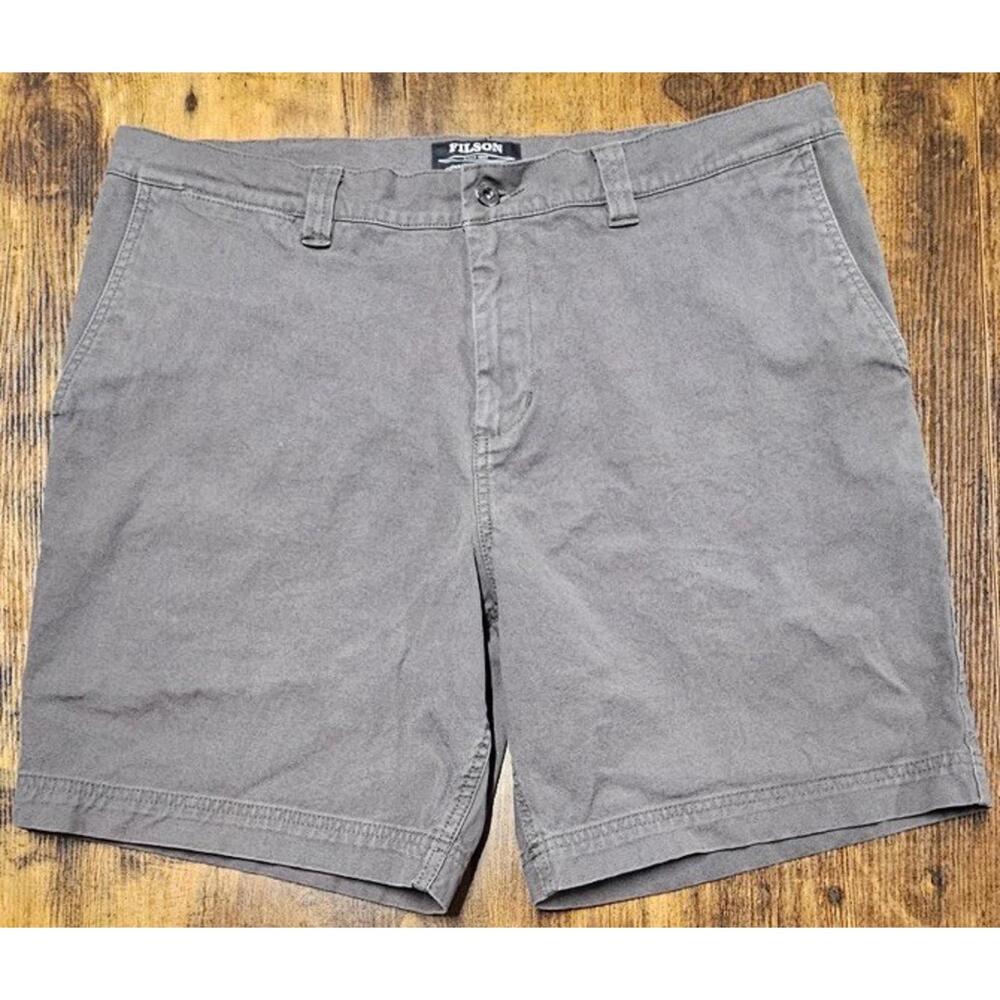 Filson Performance Granite Mountain Shorts Gray Men’s Size 38 8" Inseam